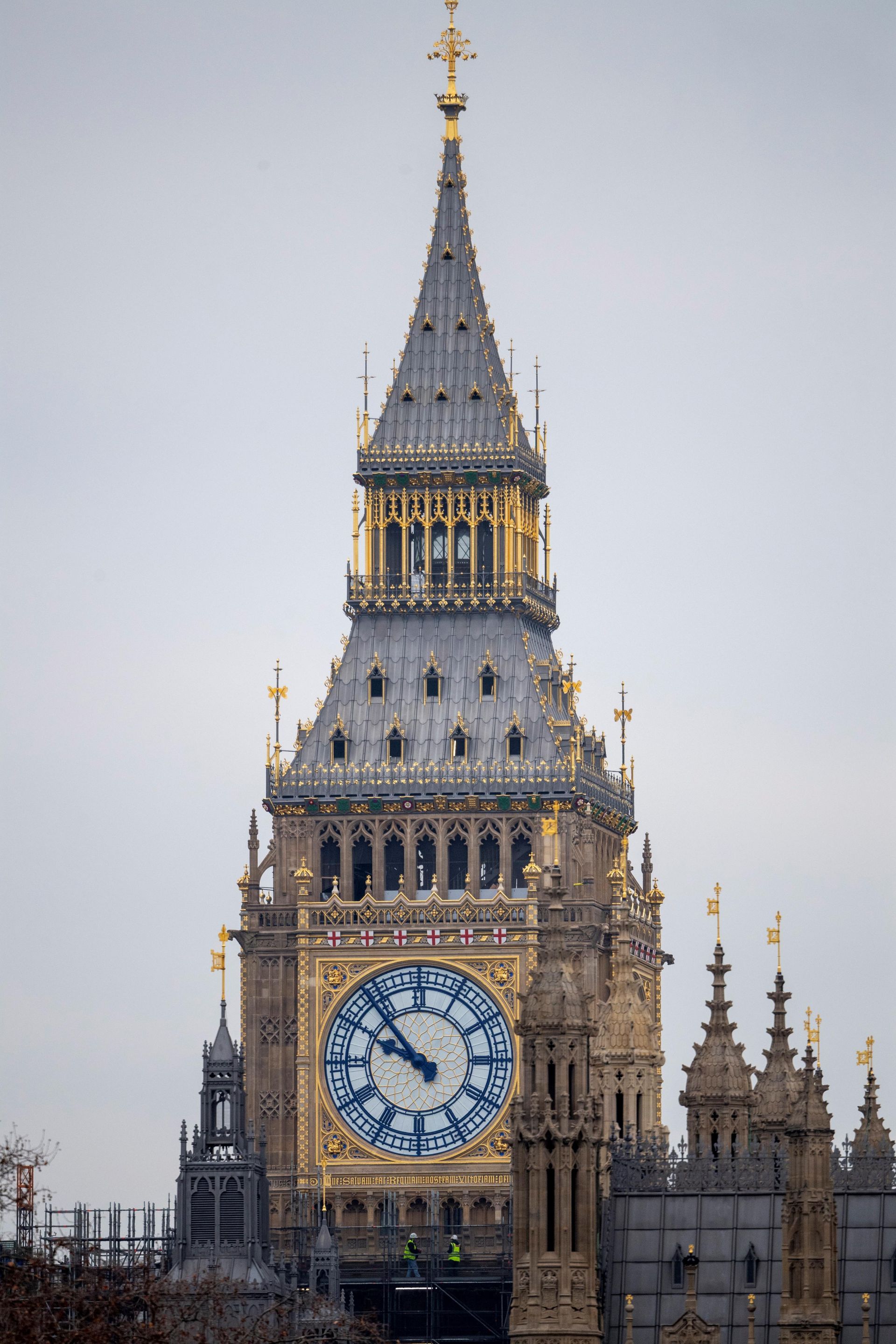 时隔4年英国伦敦大本钟新年前夕正式复工