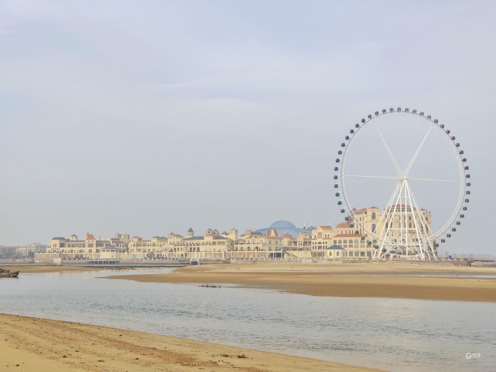 1/7青岛日报社/观海新闻1月23日讯 观海新闻记者今日来到青岛鳌山湾畔