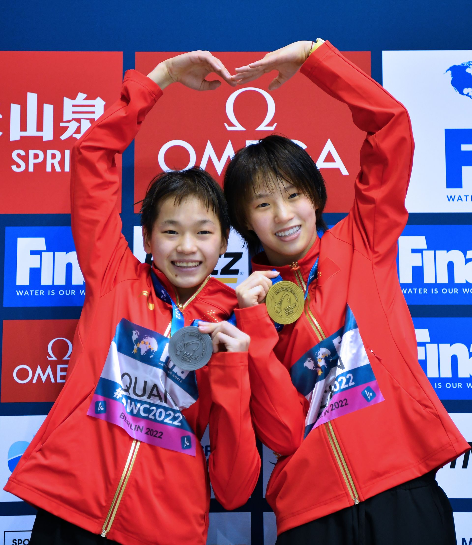 没悬念跳水世界杯陈芋汐全红婵包揽女子十米台冠亚军