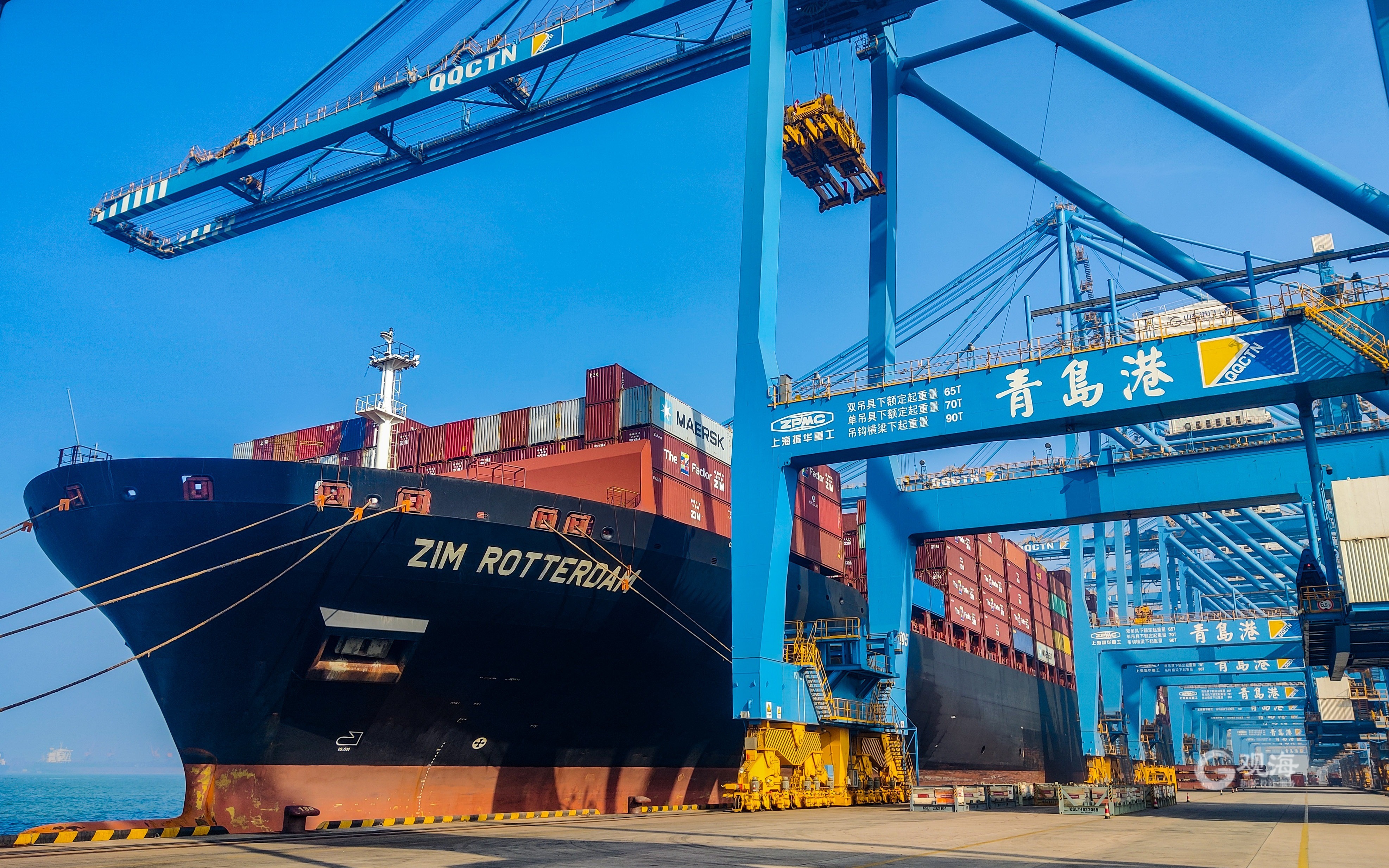 山东港口青岛港实干创佳绩喜迎开门红