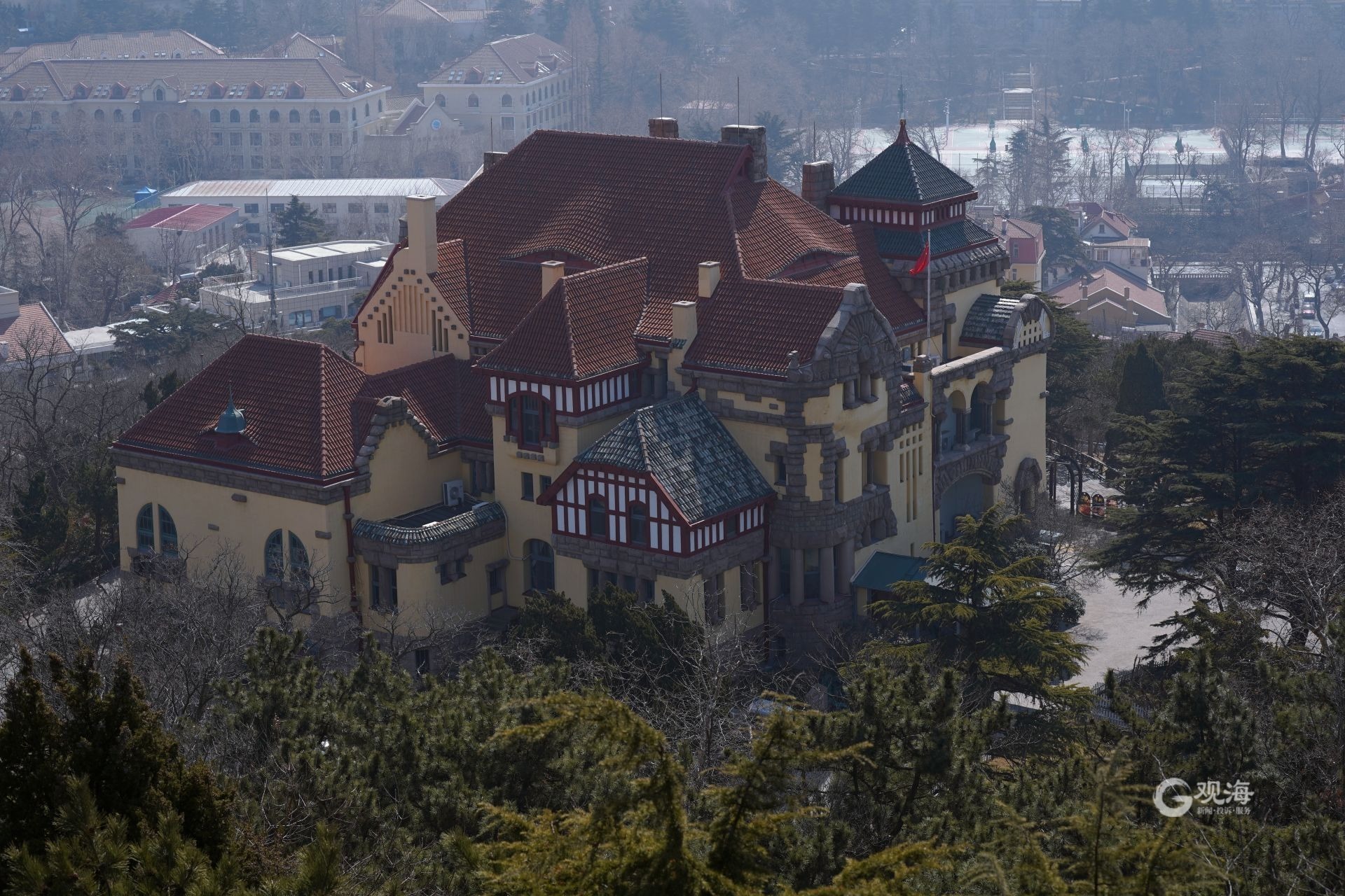 登山望海!青岛山海湾风光的正确打开方式,信号山你不可错过
