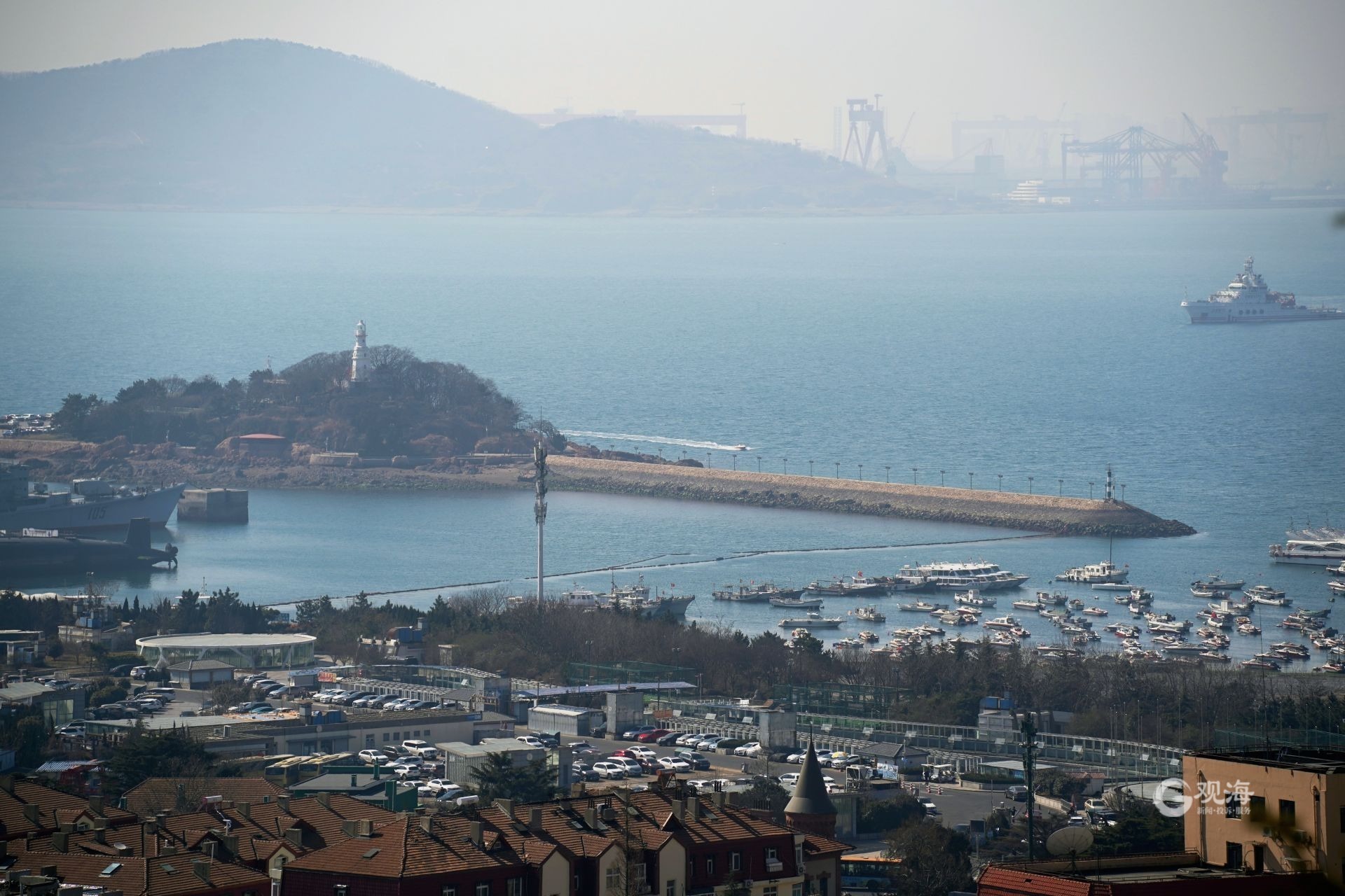 登山望海!青岛山海湾风光的正确打开方式,信号山你不可错过