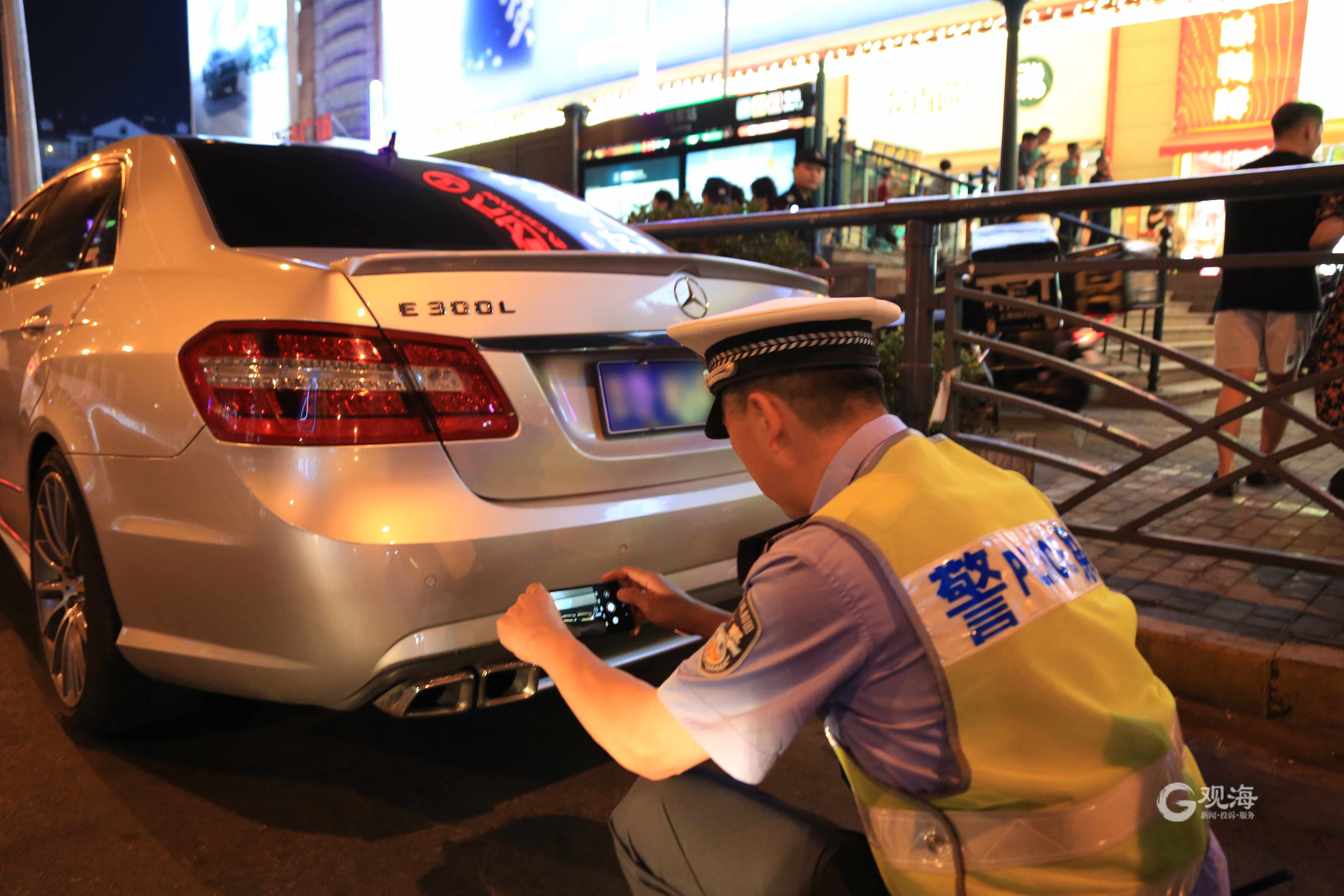 持续开展静夜守护青岛交警两天查处非法改装车141辆