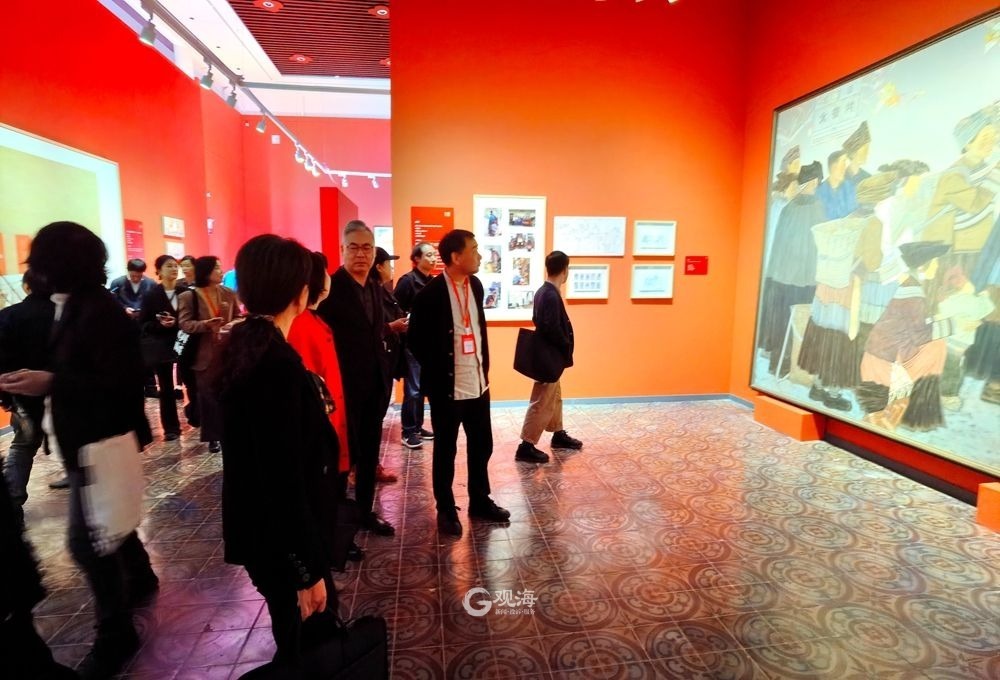 国家主题性美术创作研究展在青开幕,持续展出至11月19日-青报网-青岛日报官网