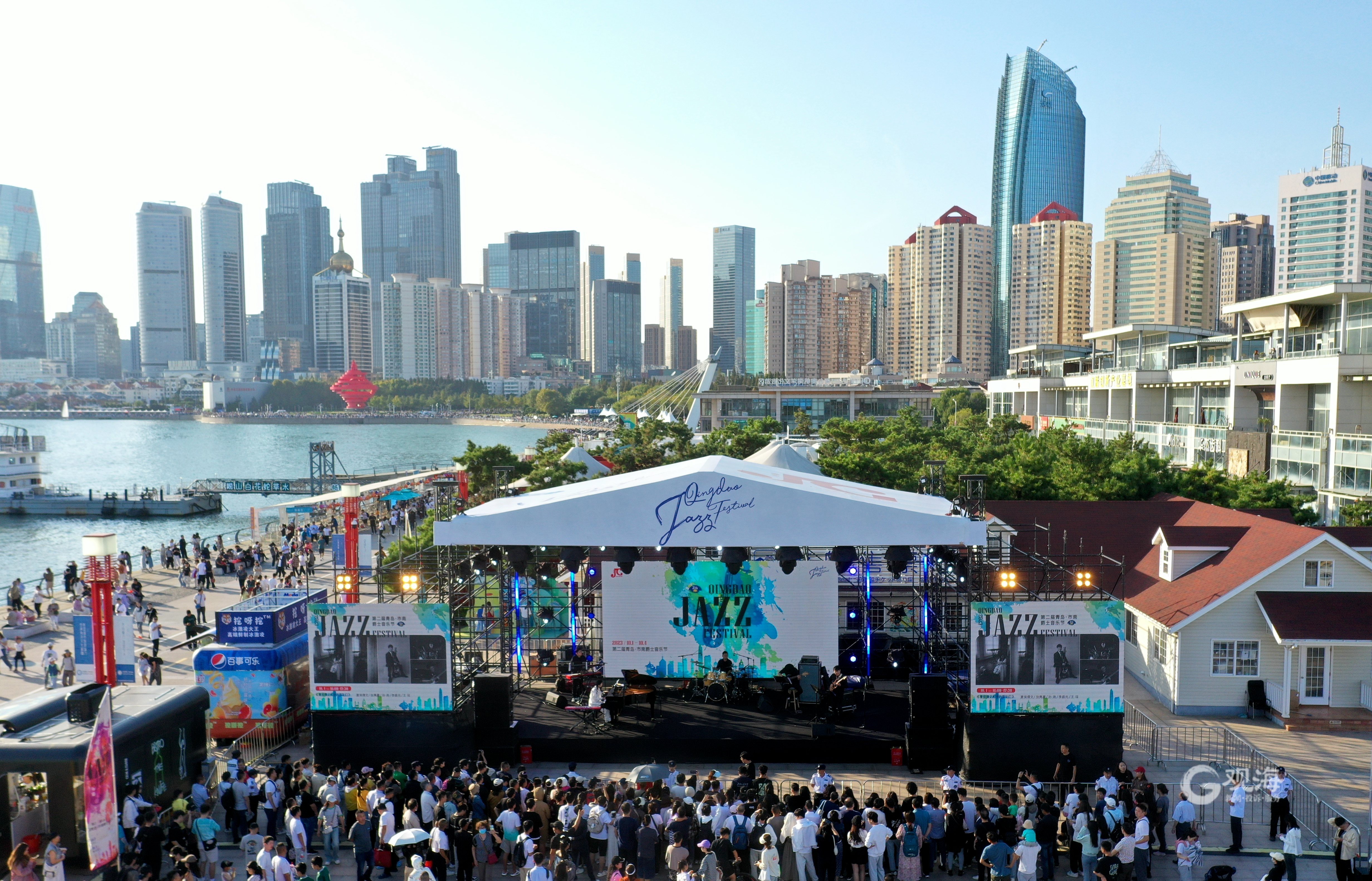 魅力律动,奏响海边!第二届青岛(市南)爵士音乐节开幕_观海新闻