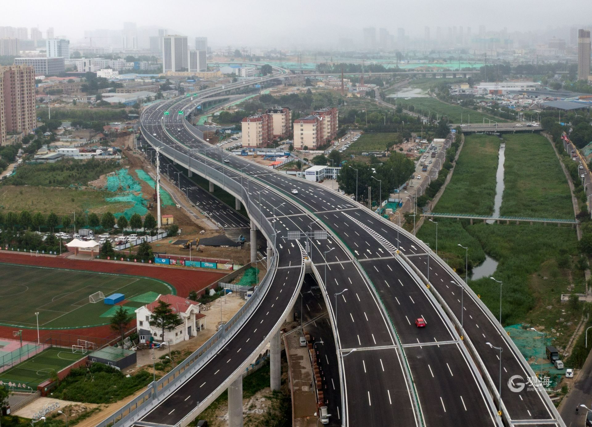 青岛双流高架路图片