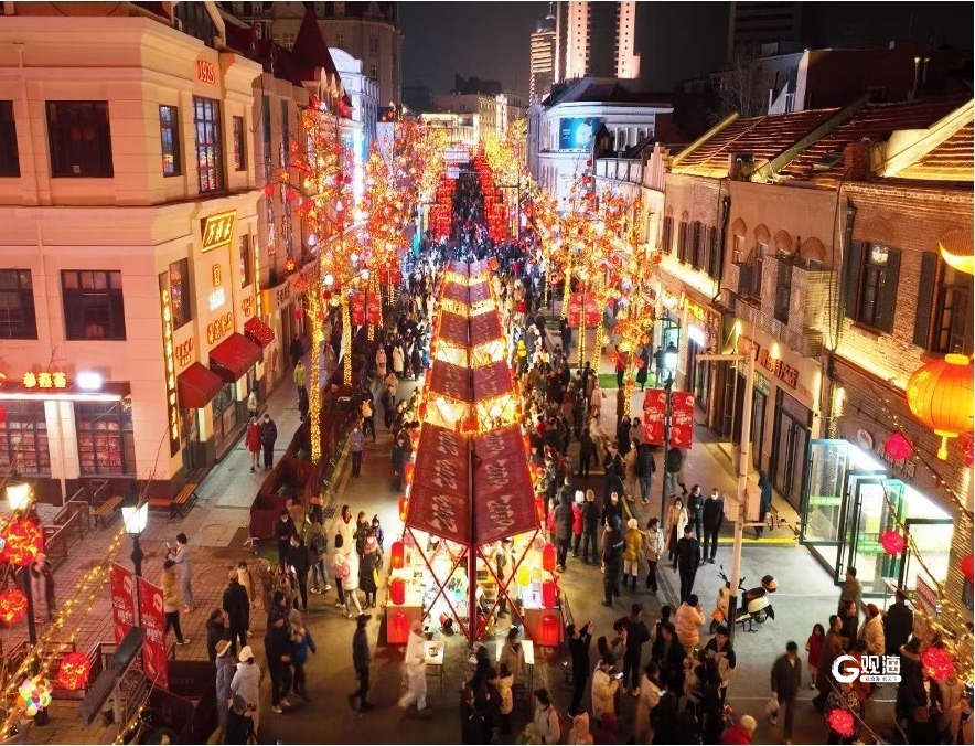 客流营业额双增长春节假期青岛商业特色步行街红火出圈