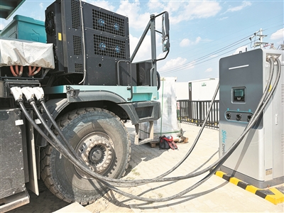 1分钟30度青岛新能源重卡充电提速