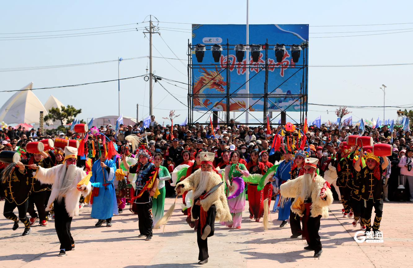 田横祭海节开幕现场人山人海超热闹