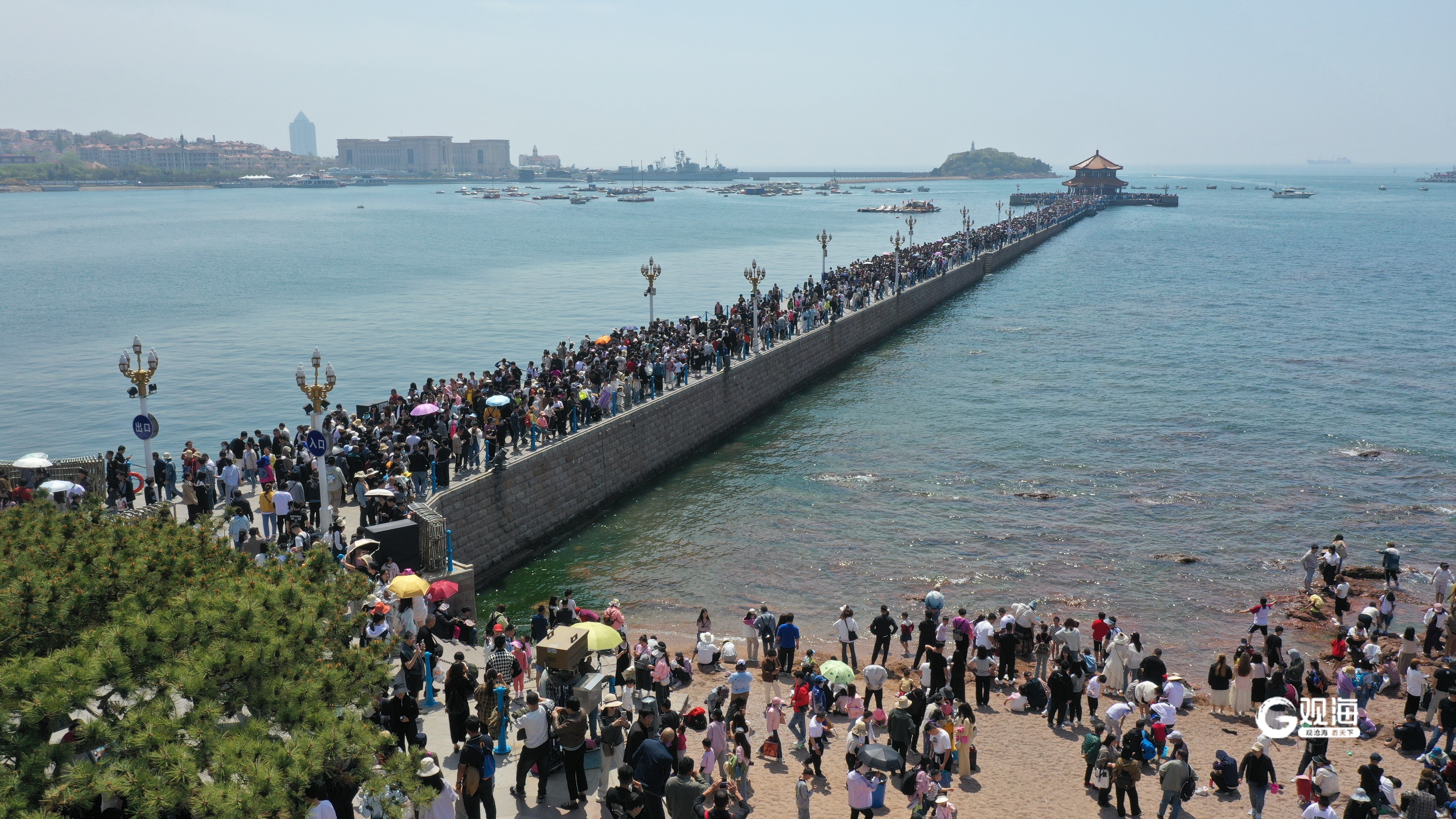 作为青岛海滨风景区的著名景点之一