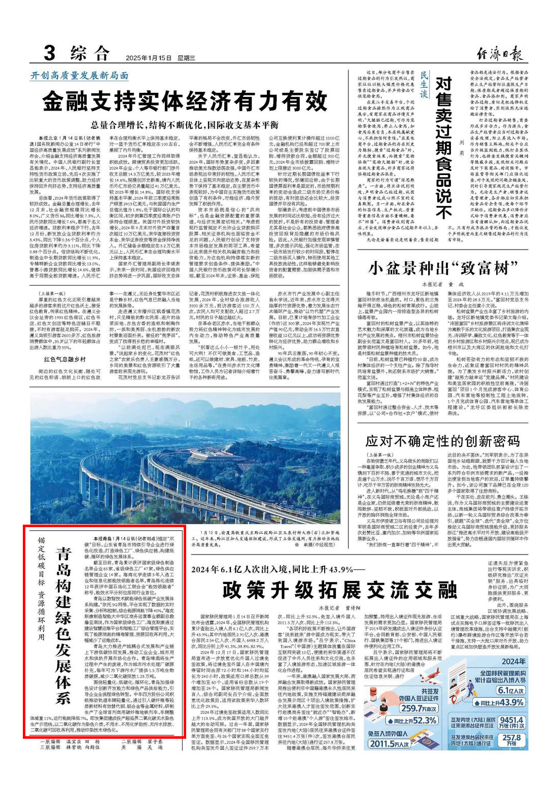央媒看青岛|《经济日报》点赞青岛:构建绿色发展体系-青报网-青岛日报官网