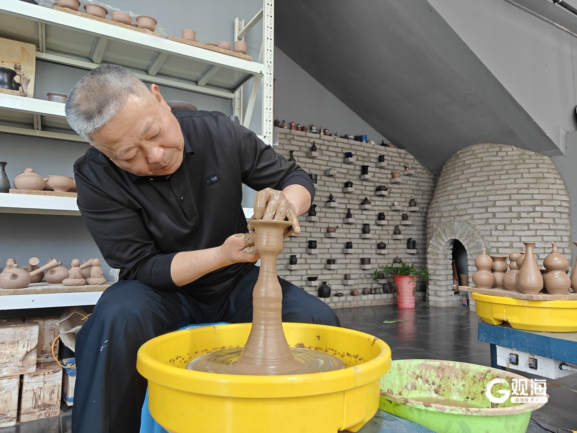 创下切尼斯世界纪录！失传四千年蛋壳黑陶他复烧成功(图2)