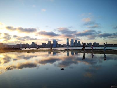 何必去茶卡盐湖 青岛就有一处“天空之境”