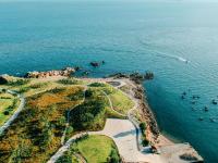 青岛最小清新的公园！航拍网红“小垦丁”