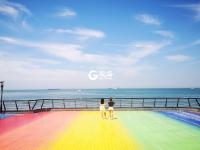 谁把彩虹铺在了木栈道上 可美可甜宜打卡