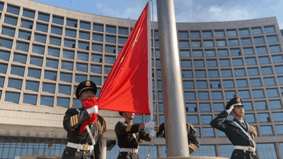 有一种帅，叫国旗班