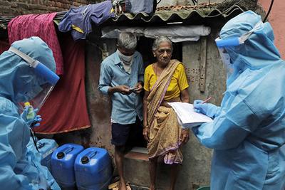 检测显示孟买贫民窟超一半居民曾感染新冠病毒，比例远超非贫民窟