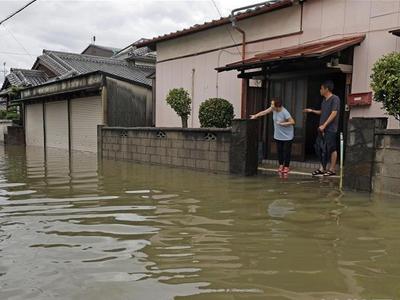 日本九州地区暴雨已致55人死亡