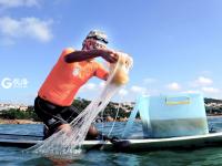 义务除蜇人 海水浴场游泳人的“保护者”