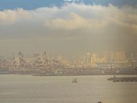 大船落日，“观海001”看到这样的胶州湾