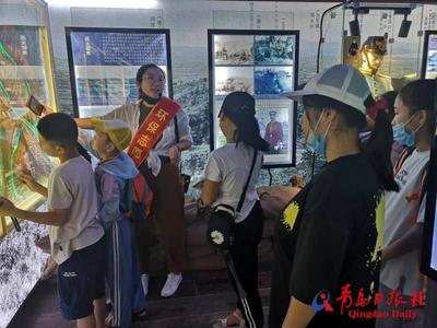 巡访海泊河，市北中小学生争做生态达人