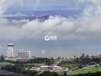 如梦幻天空之城 云中朦胧的青岛更令人心醉