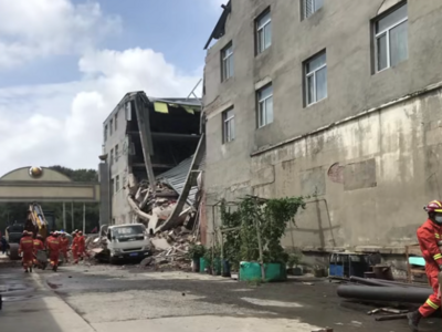 哈尔滨食品公司仓库楼体坍塌事故被困9人全部搜出，无人幸存