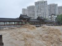台风“黑格比”登陆浙江，掀起滔天巨浪