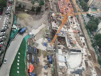 湛山广场项目新进展：地下部分土地、规划审批手续办理完毕，正在施工！