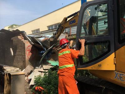 消除安全隐患 提升生活环境 市北区大港街道重拳拆违助力创城
