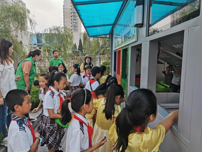 绿色环保  牵手同行 八大湖街道携手宁夏路小学践行垃圾分类主题活动