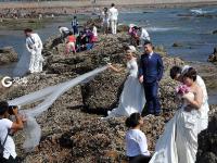 在“爱情岛”定格海誓山盟的瞬间