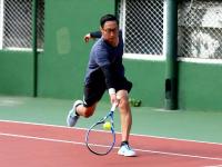 看这些矫健的身影 胶东五市网球高手岛城切磋球技