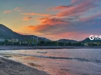 夕阳西下，陪你看青岛最美的晚霞和夜景