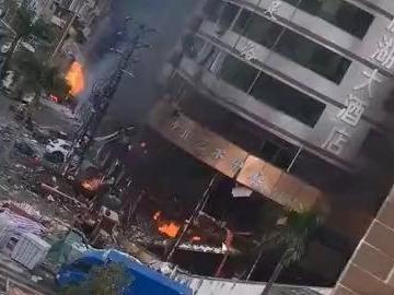 珠海一酒店附近发生爆炸，伤亡不明