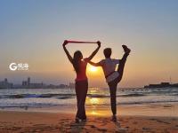 夕阳西下，陪你看青岛最美的晚霞和夜景