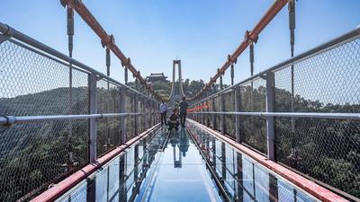 天蒙山望海楼，能望远能近玩