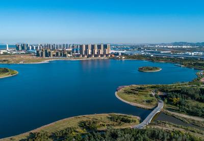 美！上合示范区核心区藏着一个如意湖