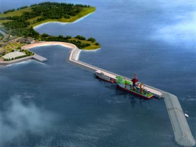 大洋钻探船的码头工程全面开建！计划2022年6月底竣工