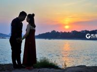 夕阳西下，陪你看青岛最美的晚霞和夜景