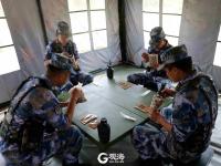 来了来了！“外卖”都被送到了野外训练场