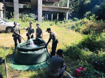 200余名消防员大练兵！崂山区开展森林防灭火实战演练