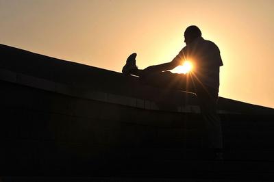 边赏美景边锻炼，这个露天健身房真不错