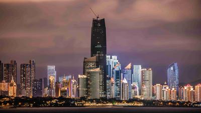 有灯火有流星，隔海看青岛，夜色那么美！