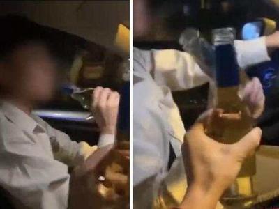 如此“炫耀”悲剧了！男子开车喝酒碰杯副驾还发朋友圈，双双被拘14天 
