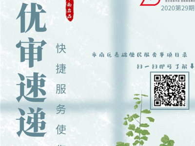 优审速递 | 市南区基层便民服务事项公布啦
