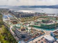 唐岛湾南岸，“莫比乌斯环”显雏形 