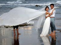 在“爱情岛”定格海誓山盟的瞬间