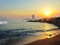 夕阳西下，陪你看青岛最美的晚霞和夜景