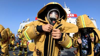 这场亚丁湾上的损管战救比武，超燃！